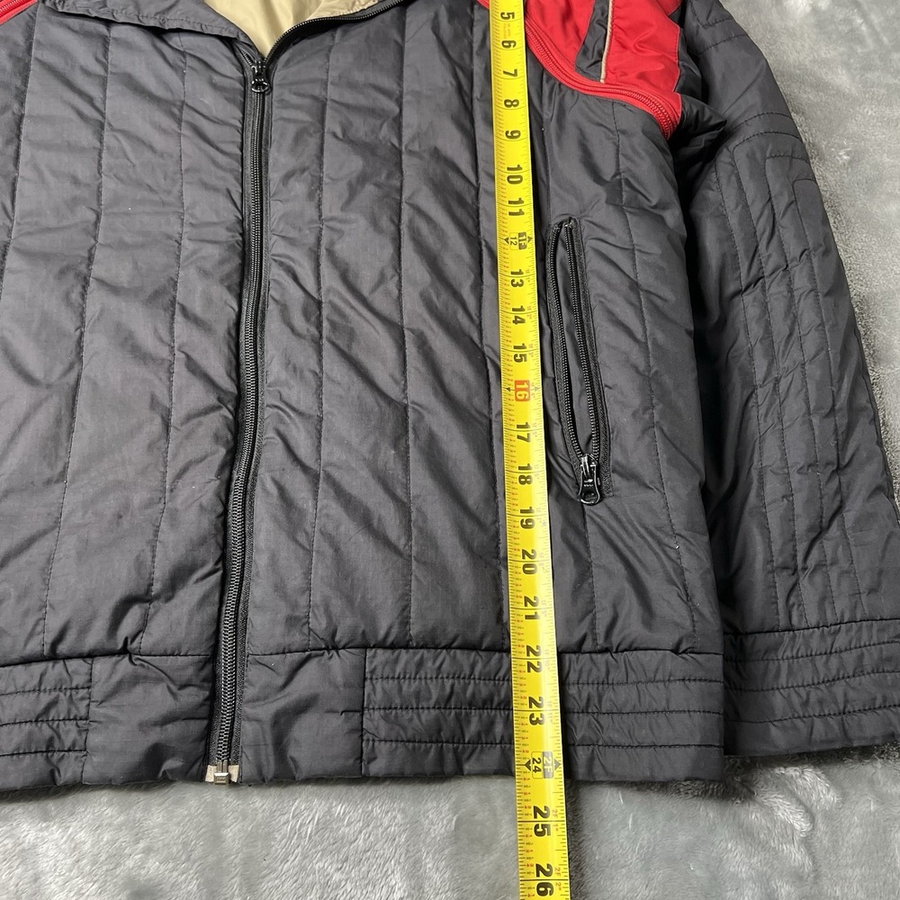 Spiewak Jacket Men Size Medium Zip Up Red Grey Lightweight Puffer Moto Cyberpunk - Picture 6 of 8